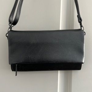 Crossbody or over-shoulder vegan leather purse by Beis